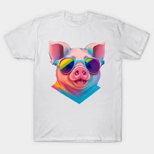 cute pig cartoon T-Shirt